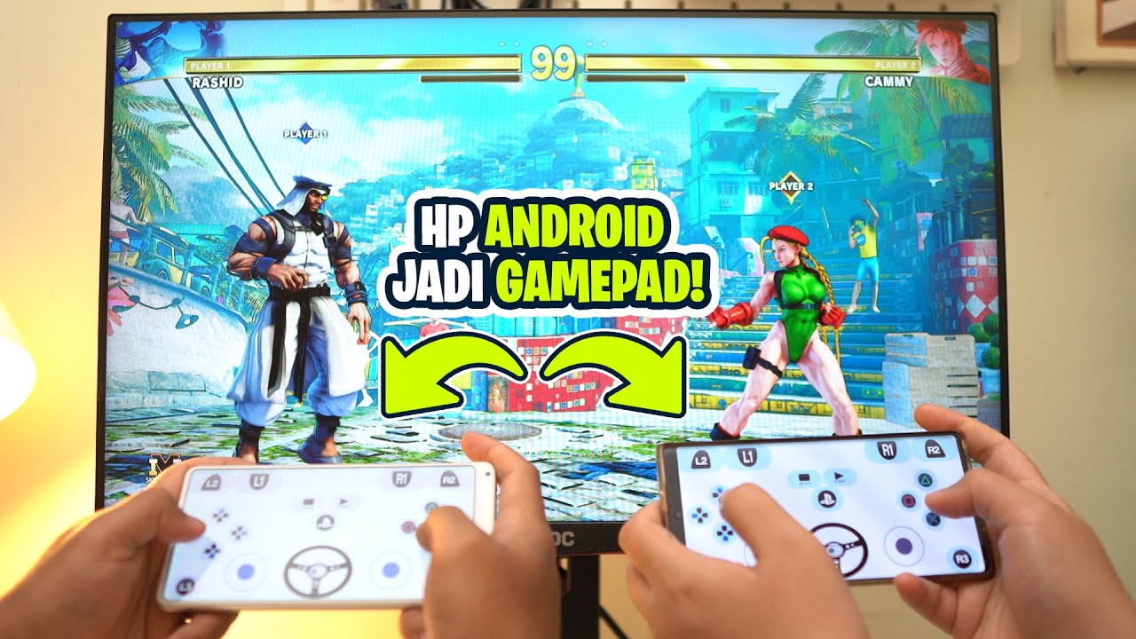 AMAZING! Ubah HP Android Jadi Controller Atau Gamepad