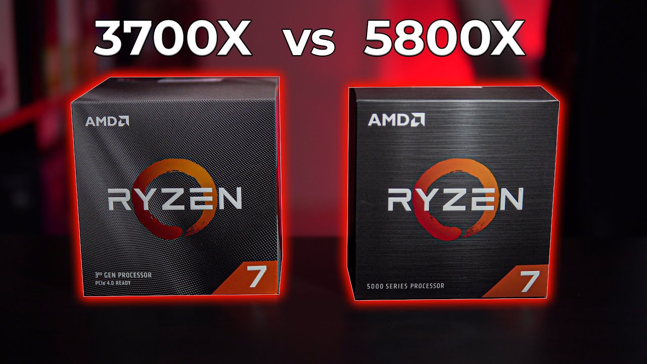 AMD Ryzen 5800X vs 3700X Comparativa - ¿Vale la pena actualizar?