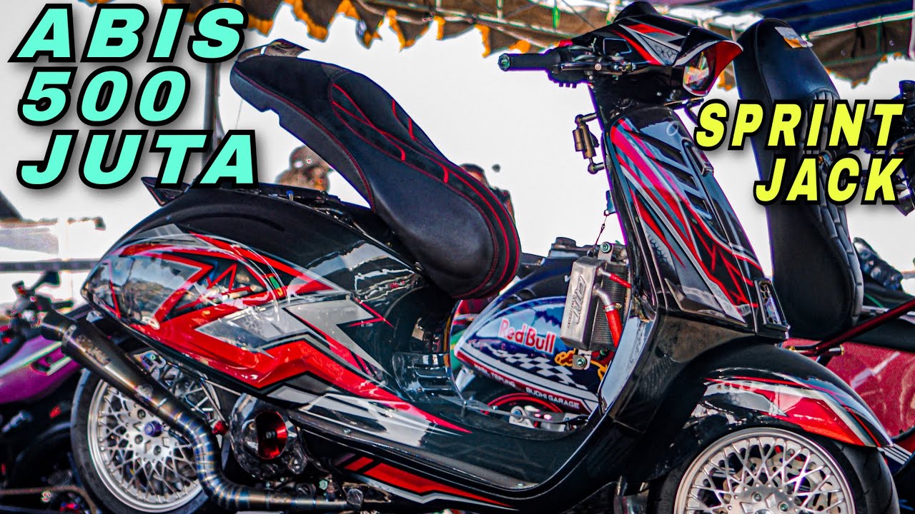 KETIKA VESPA SPRINT DIMODIF SETENGAH MILYAR