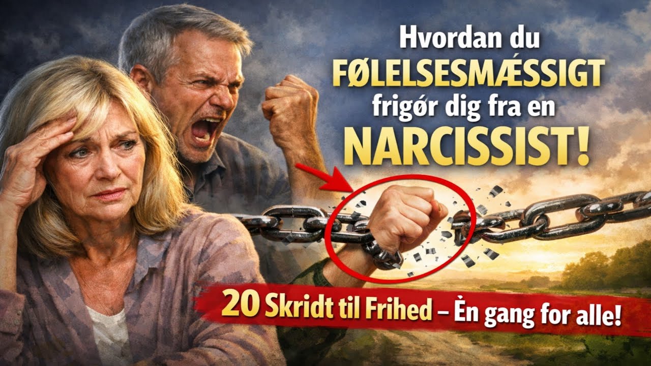 Hvordan du FØLELSESMÆSSIGT frigør dig fra en narcissist: 20 Skridt til Frihed – Én gang for alle.