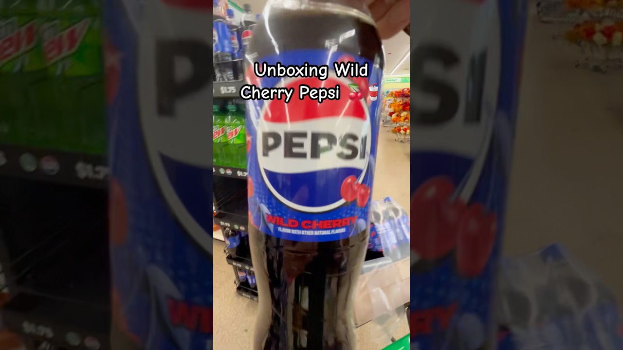 Unboxing Wild Cherry Pepsi 🍒🥤