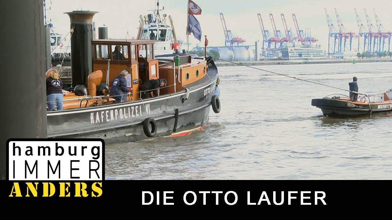 Eine Dampfbarkasse zieht ins Winterquartier - Hamburg immer anders!