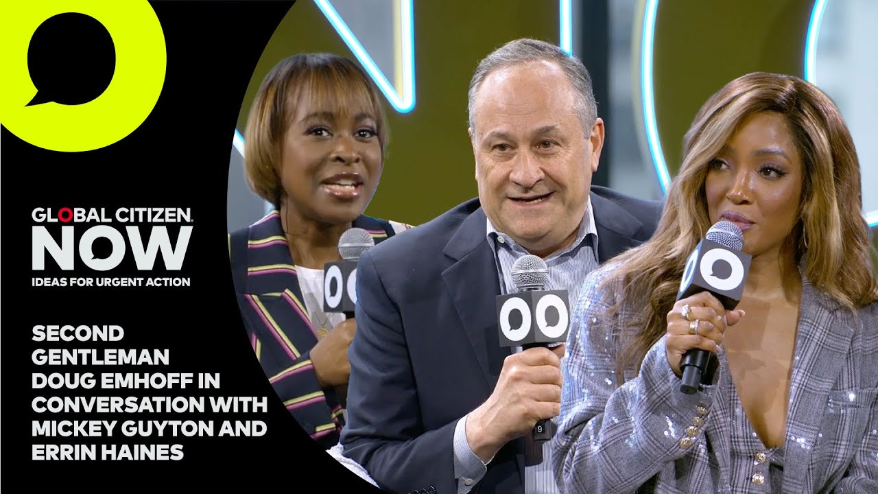 Second Gentleman Doug Emhoff  & Mickey Guyton talk gender equality | Global Citizen NOW 2024