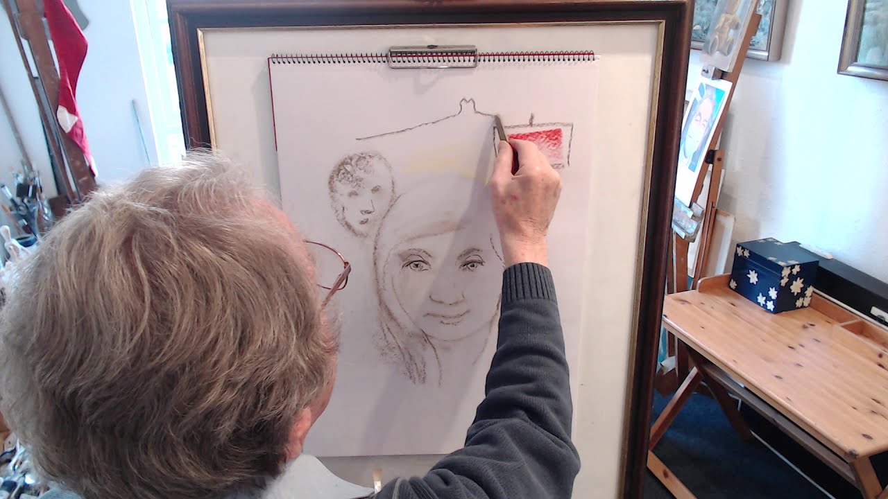 Spirit Art Demonstration - Vivacious Lady | Alan Stuttle