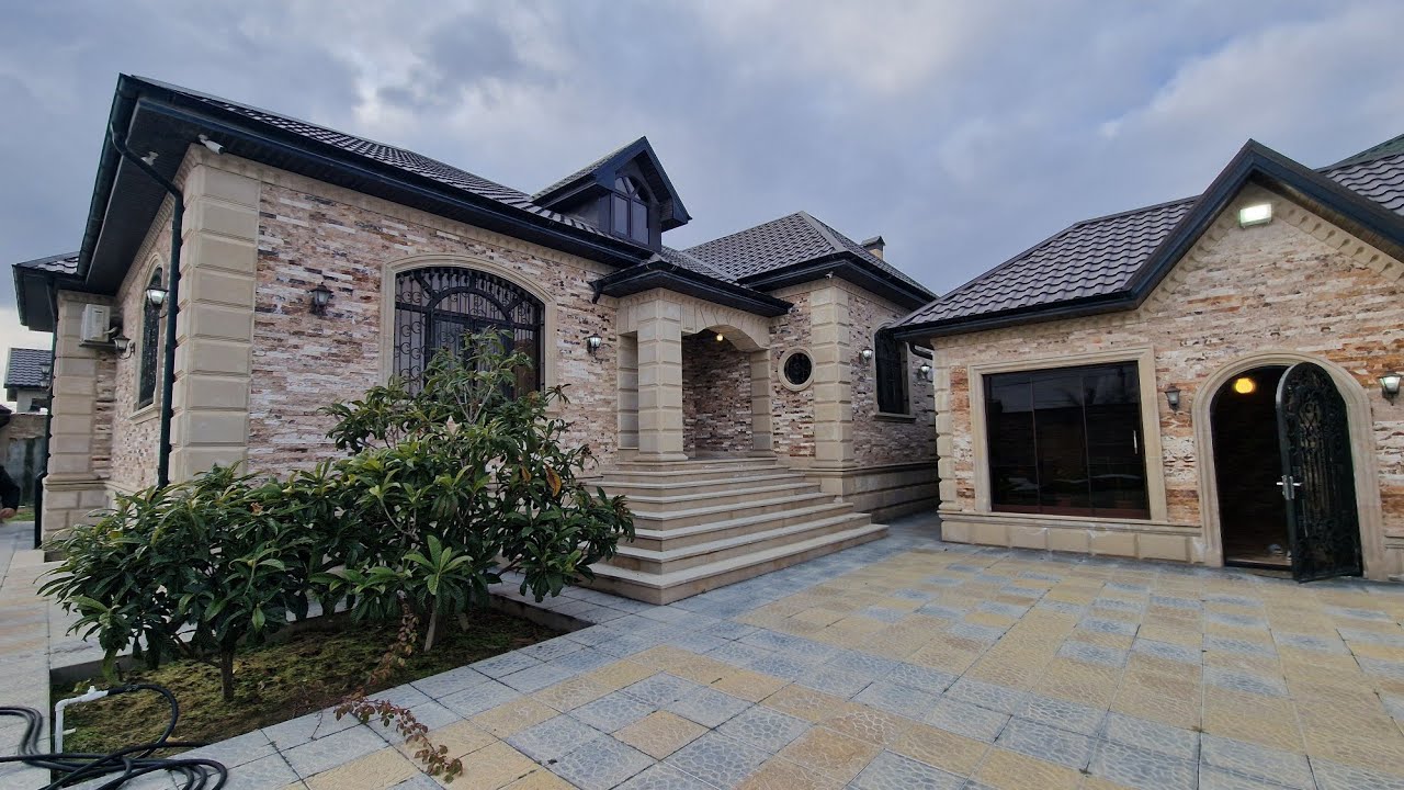Bağlı bax&ccedil;alı kup&ccedil;alı 10 sotda şəxsi tikili &ccedil;ox g&ouml;zel heyet evi satılır📱055 737 45 48#tiktok #villa