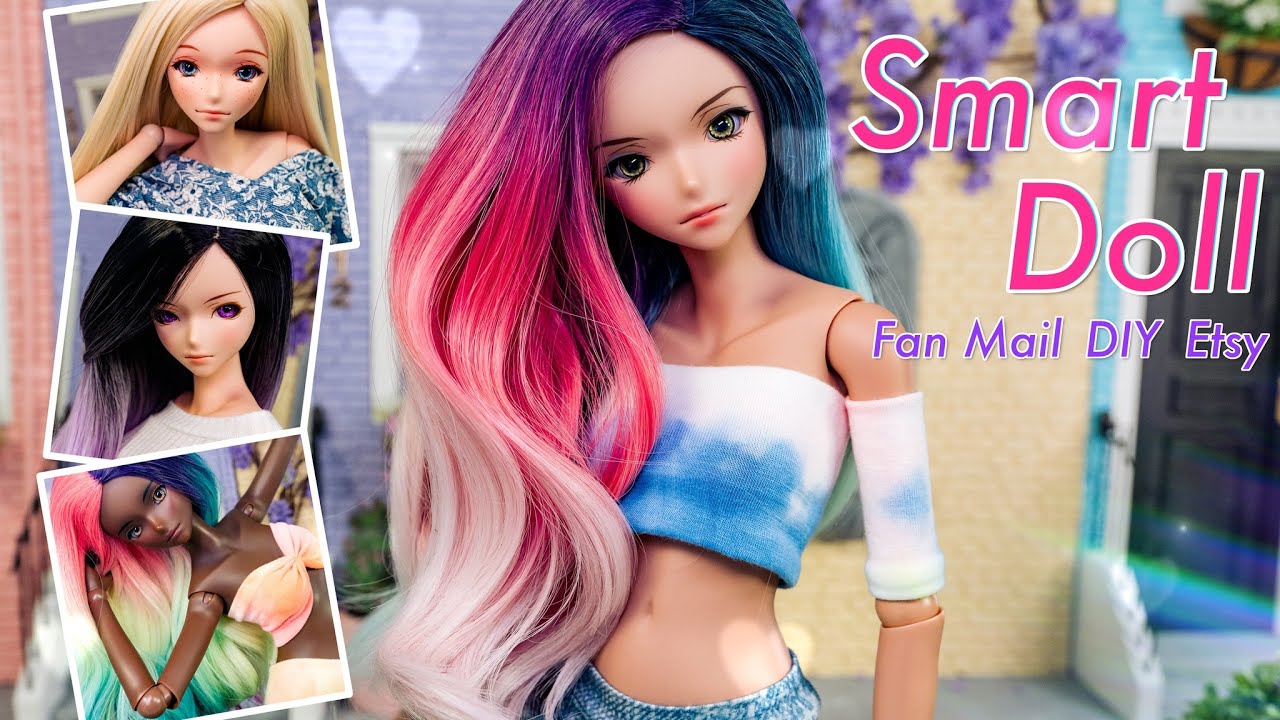 Customizing Smart Dolls with Unique Etsy Eyes and Wigs | Open Fan Mail and DIY Easy Swimsuit Tutoria