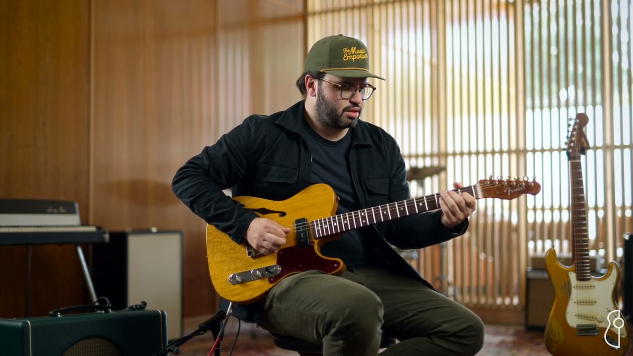 Fender Custom Shop Artisan P90 Korina Telecaster Thinline w/Seth Rosenbloom | The Music Emporium