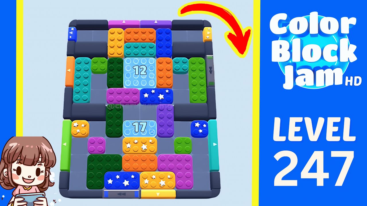 Color Block Jam Level 247 Solution Walkthrough