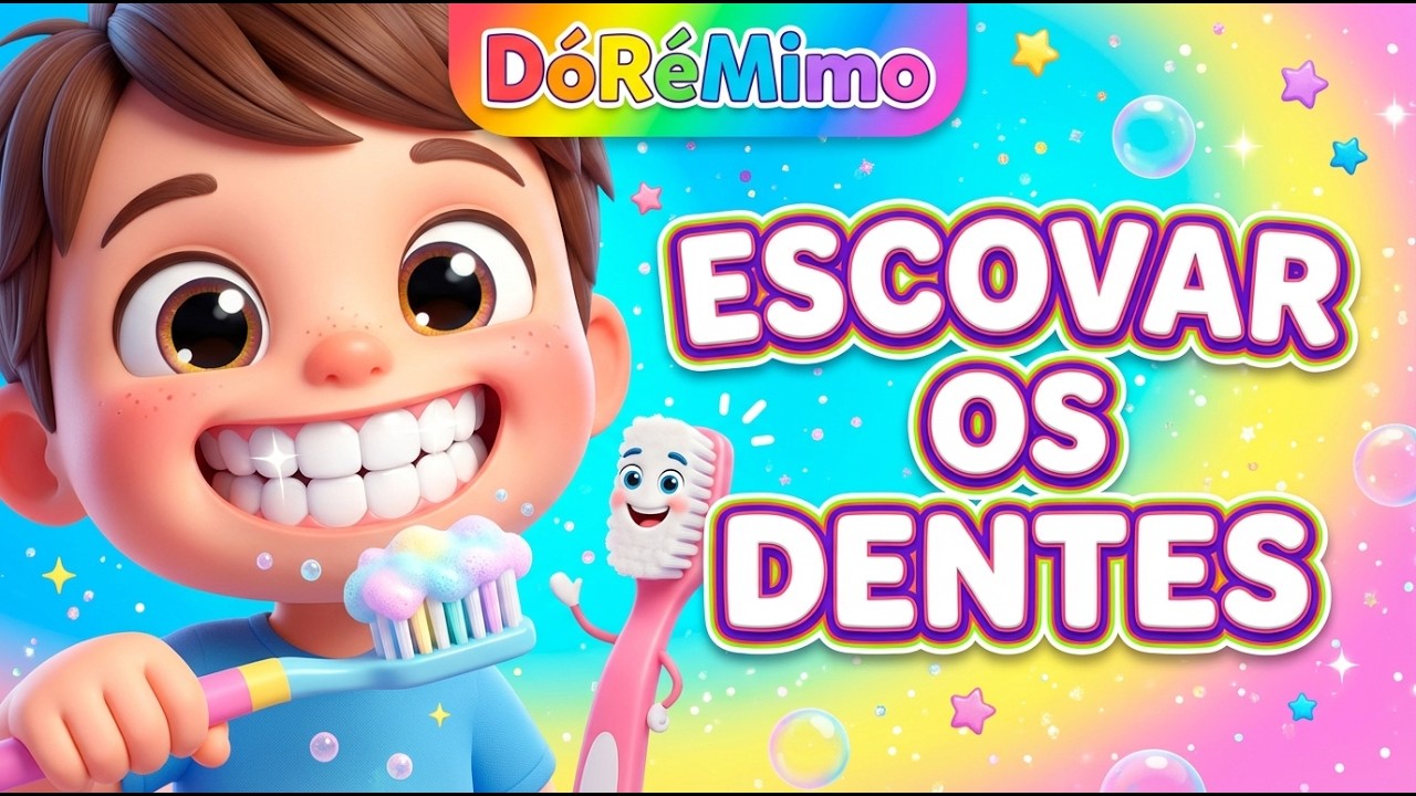 Hora de Escovar os Dentes! Por que Escovar os Dentes com Música é Melhor para as Crianças? DóRéMimo.