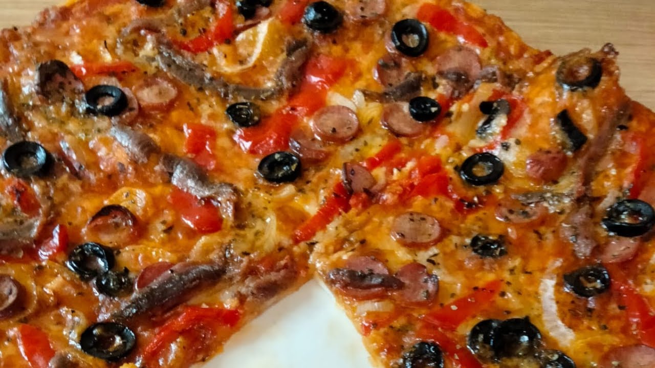 Masa FINA y CRUJIENTE al estilo ITALIANO| Pizza Casera AMASADA A MANO