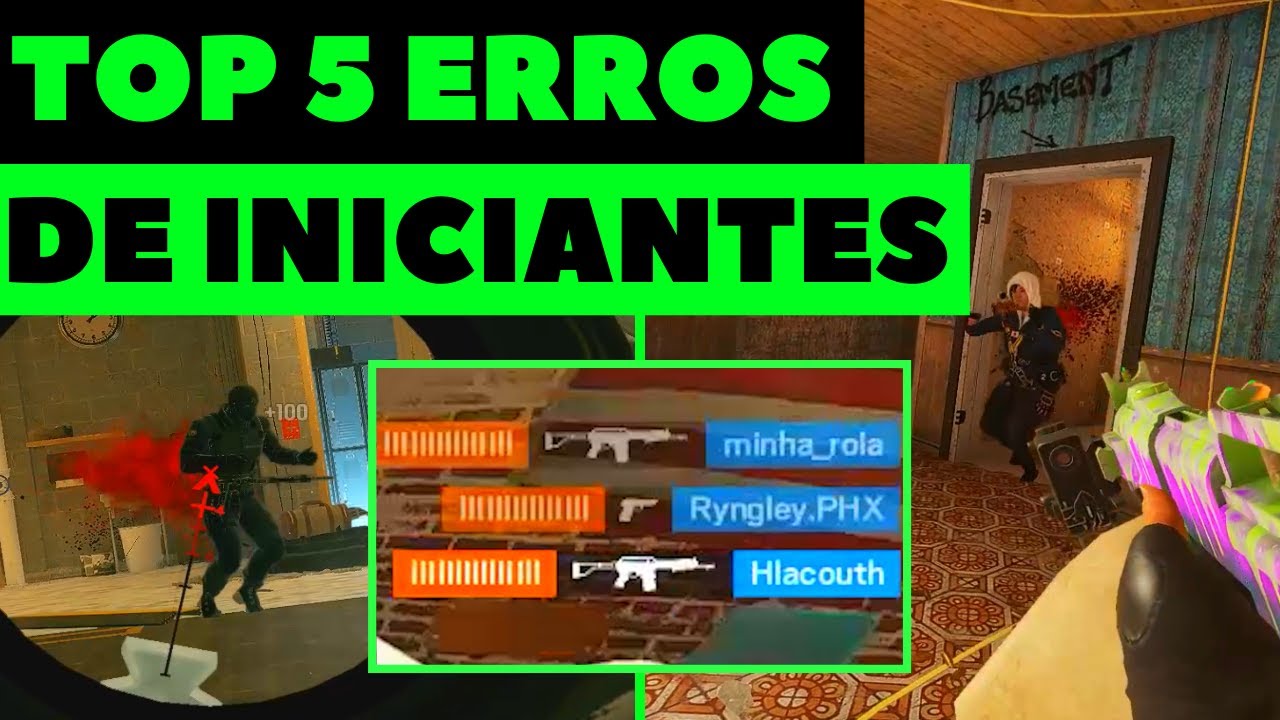 TOP 5 ERROS DE INICIANTES QUE TE IMPEDEM DE SUBIR DE RANK! || RAINBOW SIX SIEGE