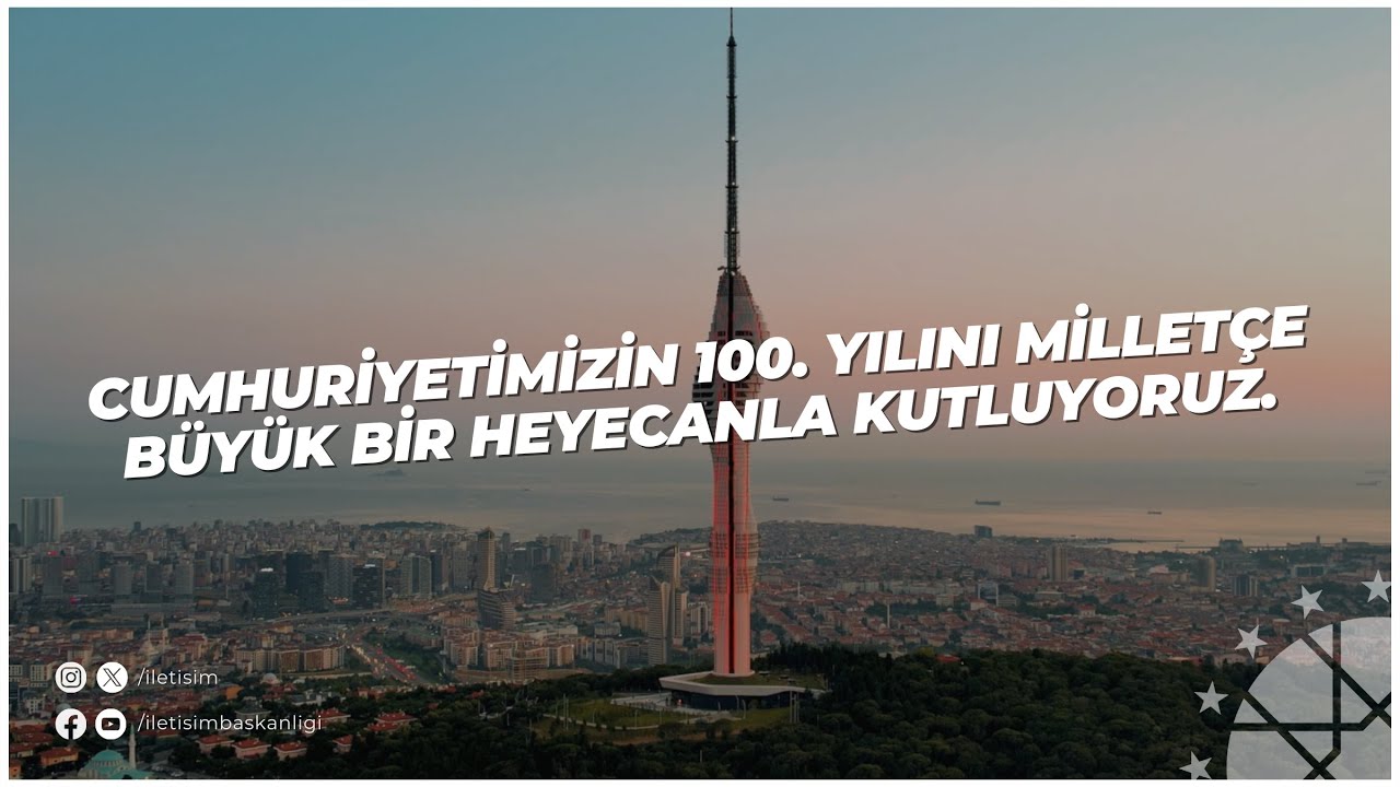Cumhuriyetimizin 100. yılını milletçe büyük bir heyecanla kutluyoruz.
