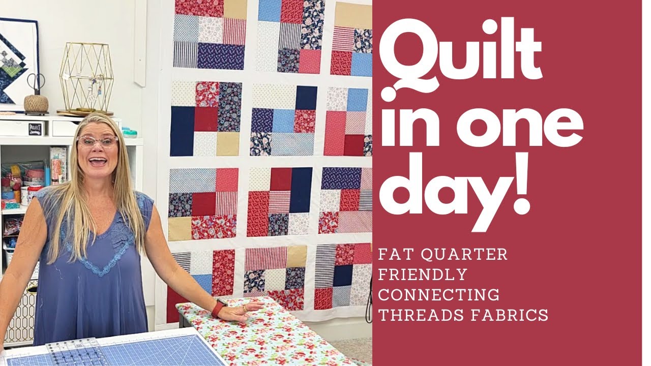 Beginner Quilt free pattern -  Fat Quarter Friendly!