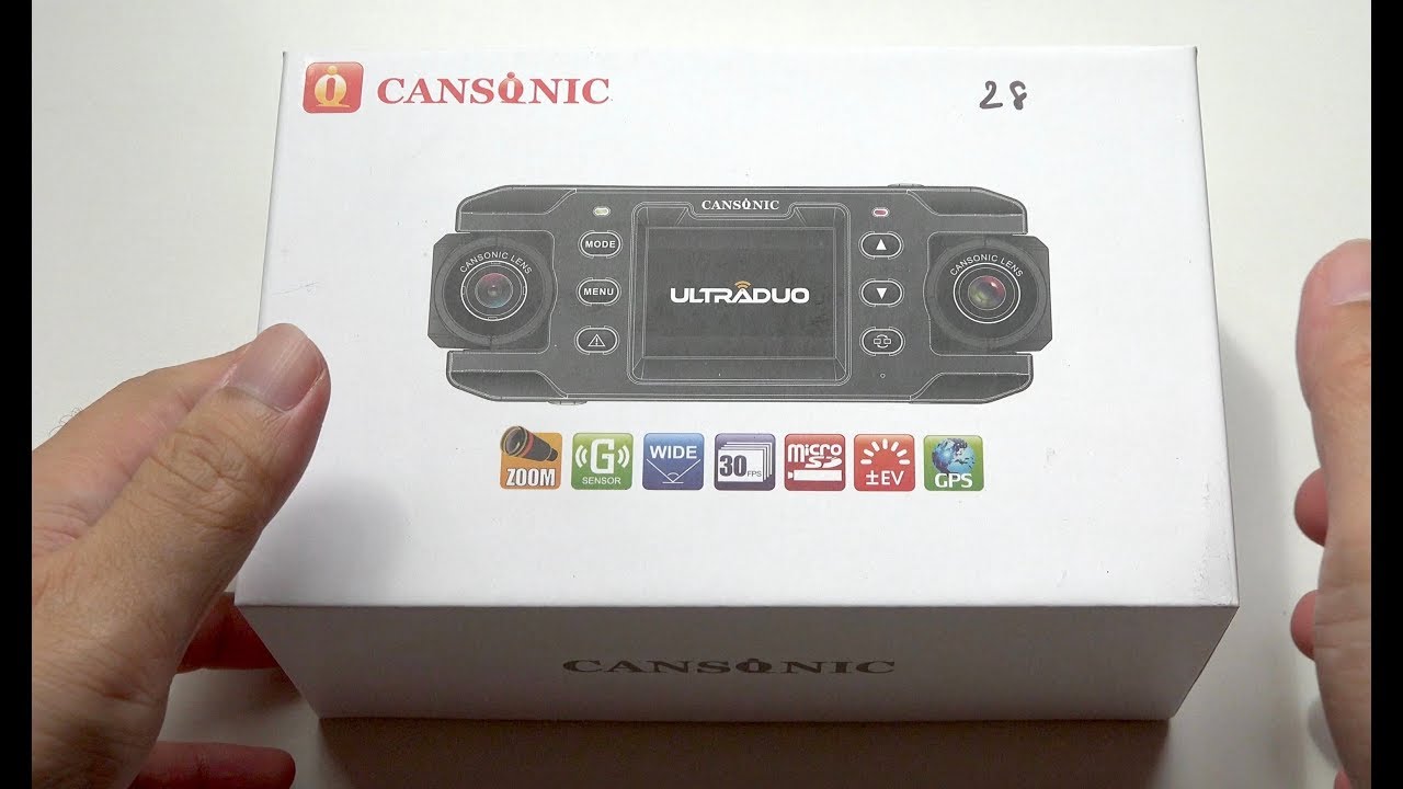 Cansonic UltraDuo Z2 Smart Dual-lens Dashcam Unboxing