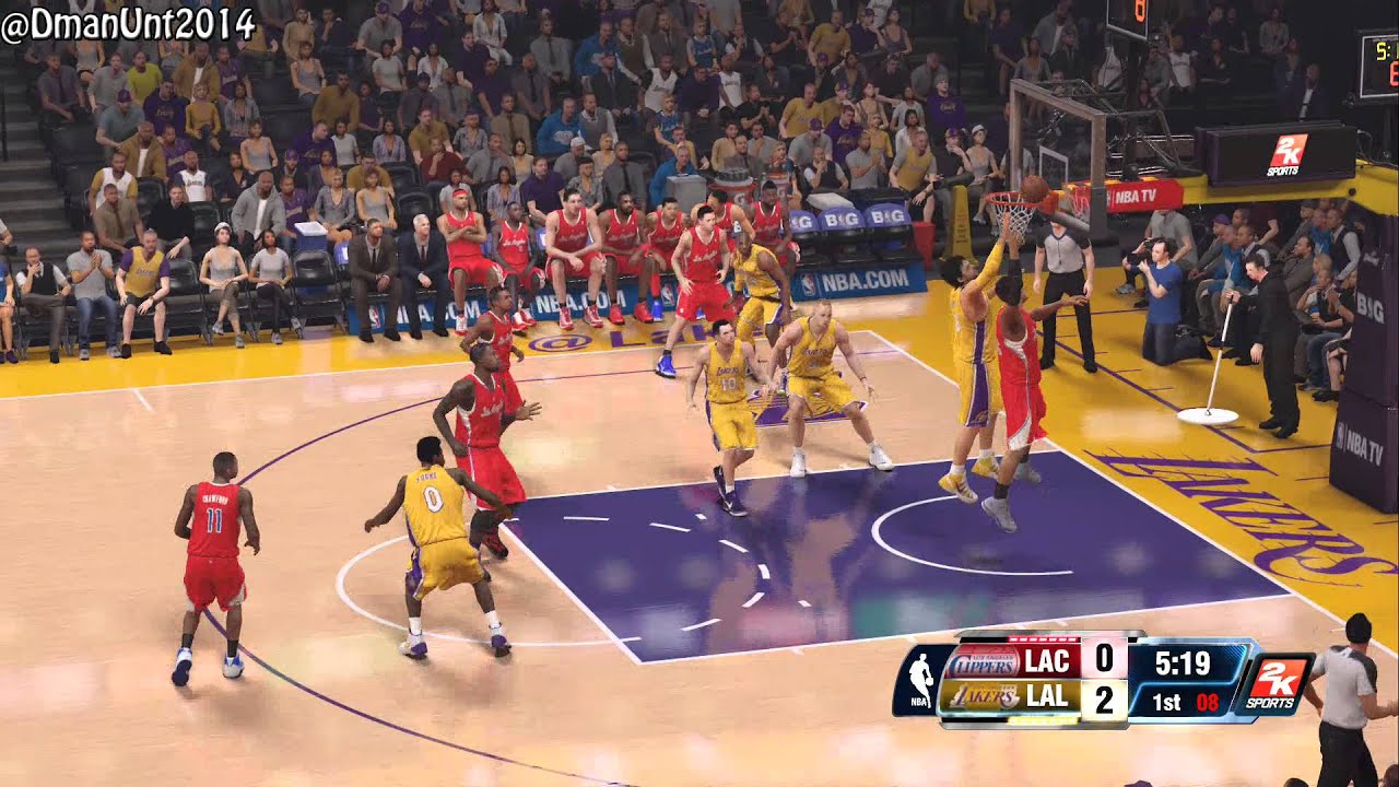 Playstation 4 NBA 2K14 HD Game Play - LA Lakers vs. LA Clippers