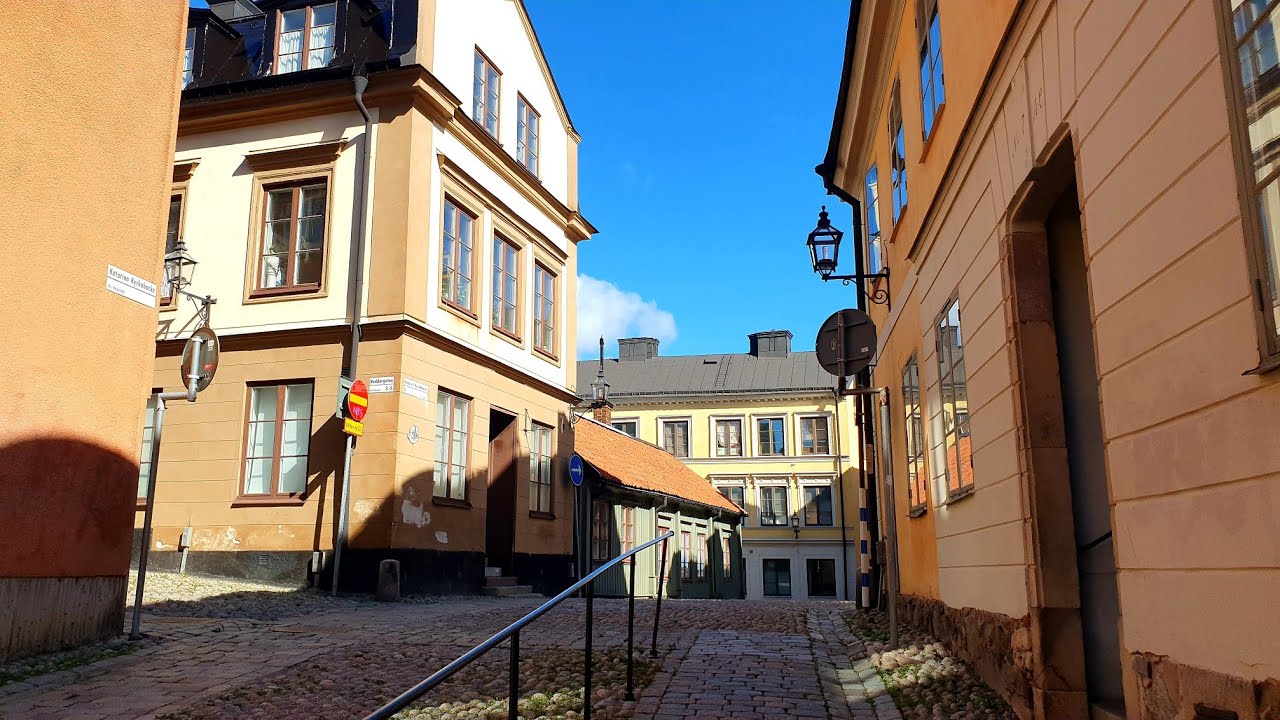 Swedish summer walk 2022 - Södermalm 4K #472