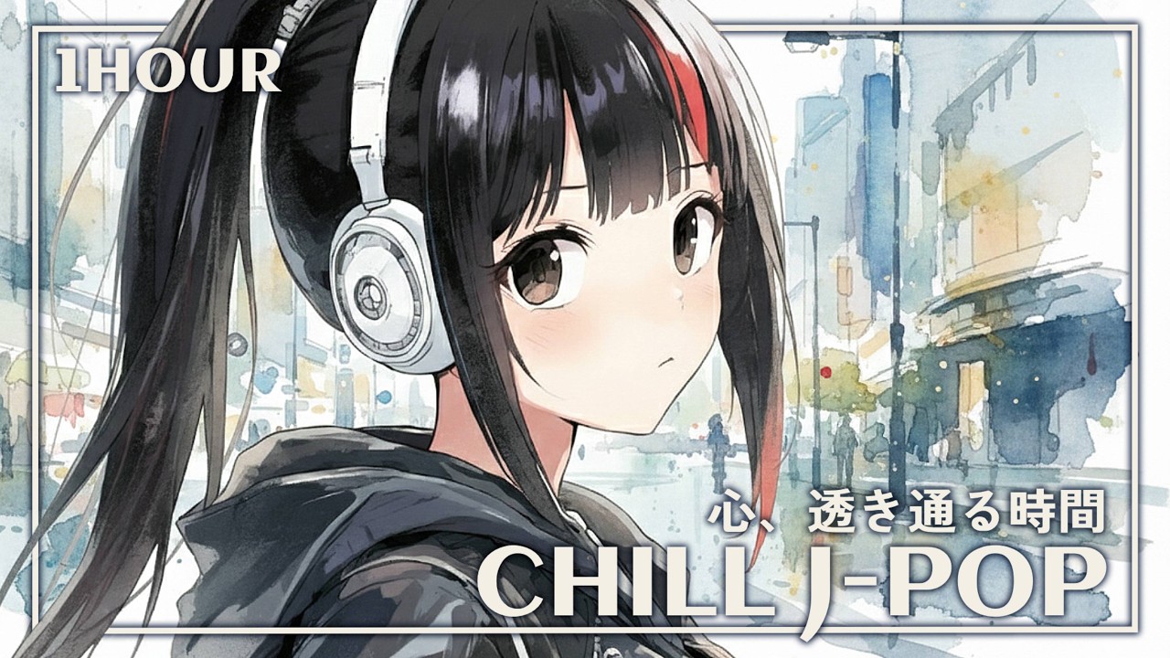 【J-Pop】ひとりで歩く夜、心が透き通る時間｜1-Hour Relaxing Playlist