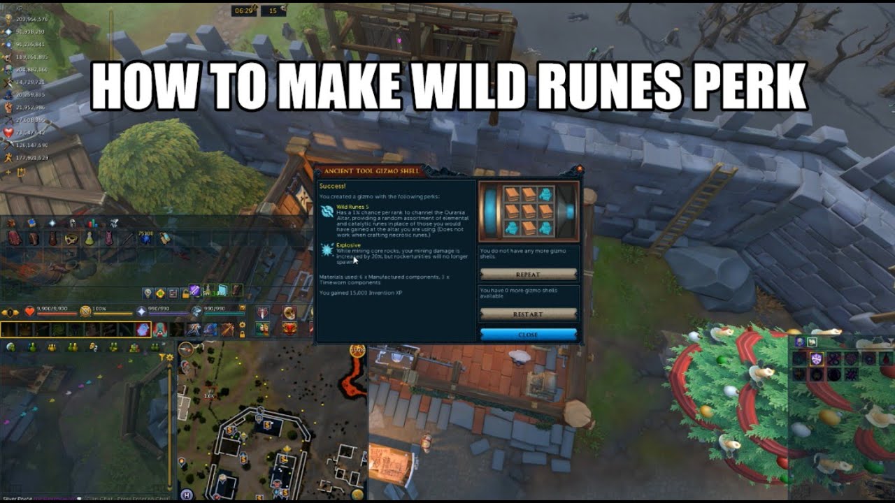 How to make wild runes perk | Runescape 3