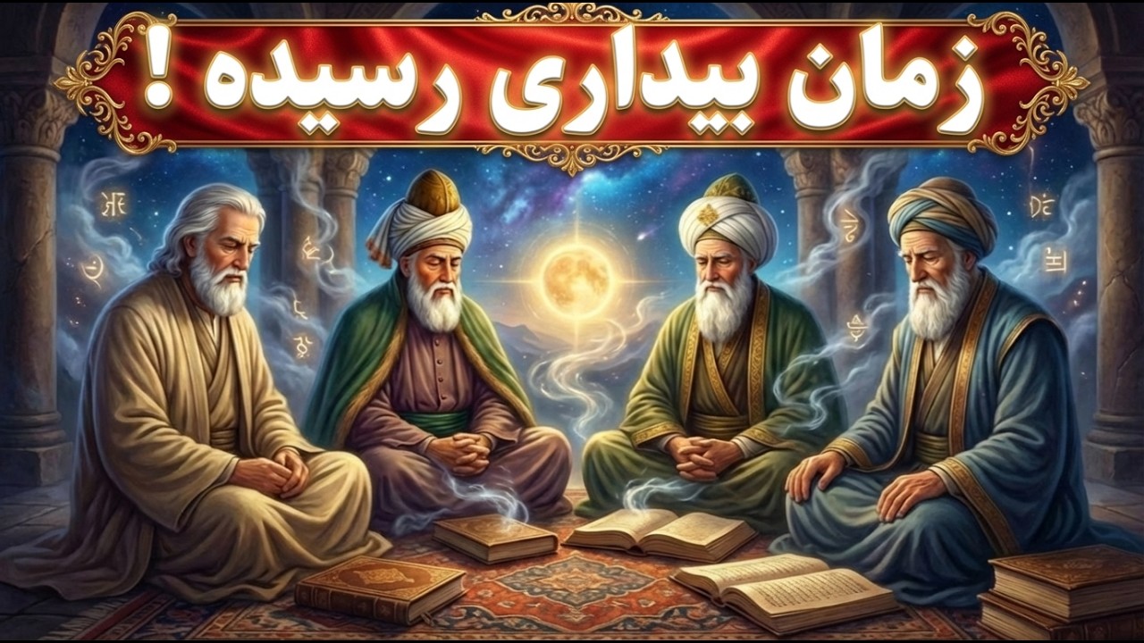 بیدار شو ای خوابیده که کاروان رفت! (هشدارِ تکان‌دهنده‌ی مولانا) | بیداری معنوی