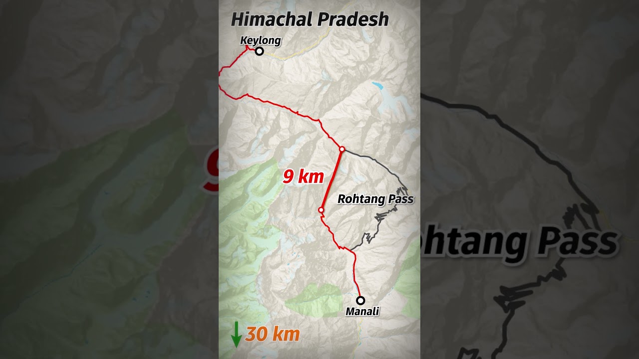 How Atal Tunnel Bypasses Rohtang Pass