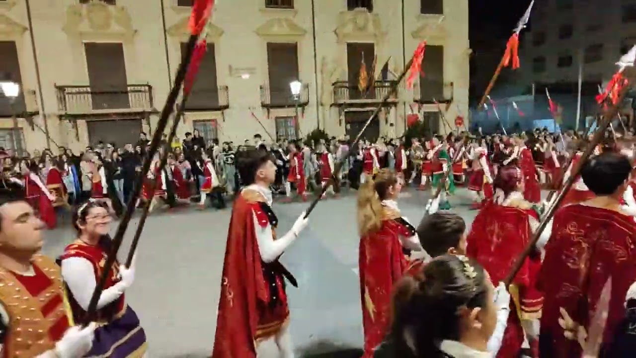 Sociedad Cía de Armados de Orihuela. Parte del Caracol de la retirada de Miércoles Santo 2025.