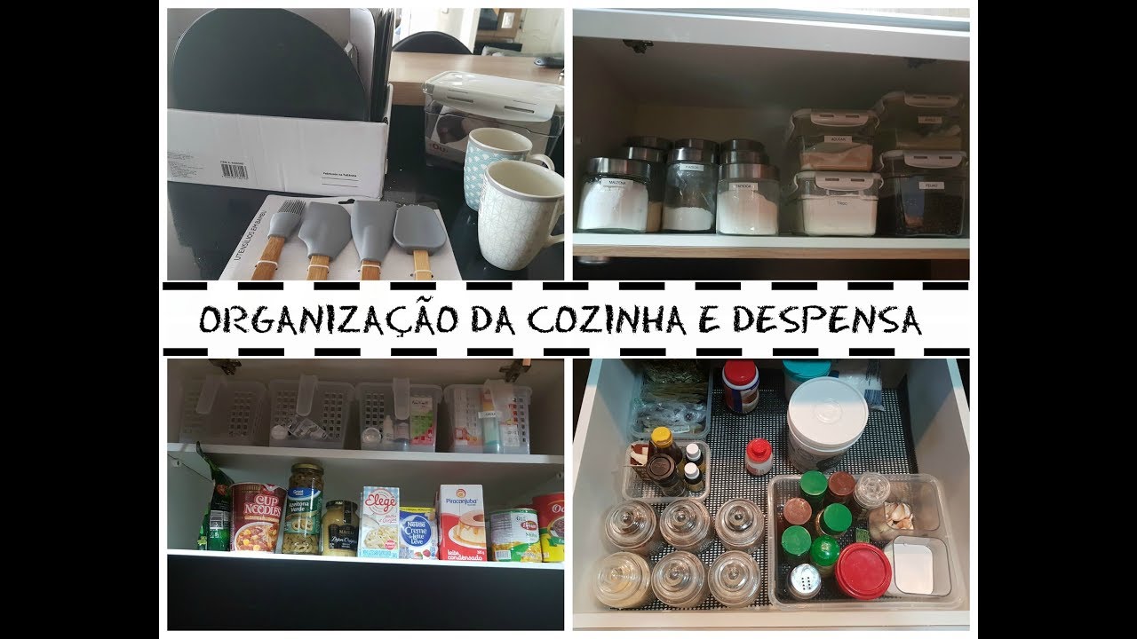 ORGANIZAÇÃO DA COZINHA E DESPENSA
