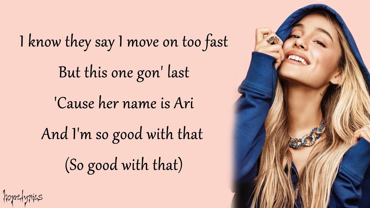 Ariana Grande - thank u, next (Lyrics)