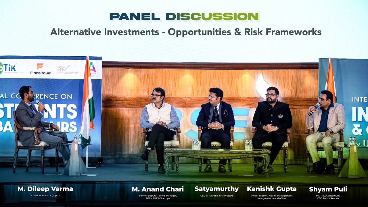 Alternative Investments - Opportunities & Risk Frameworks  | Panel Discussion | UpTik | BSE Mumbai