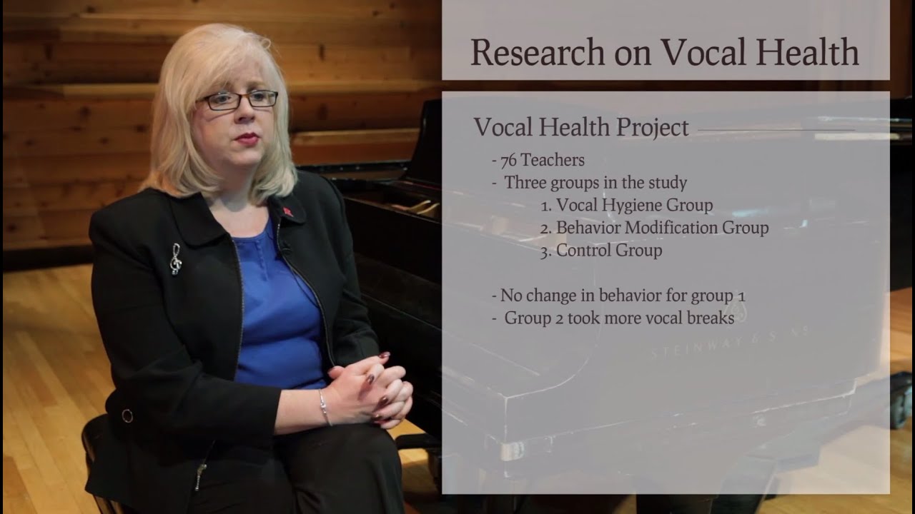 Rhonda Hackworth: Research on Vocal Health