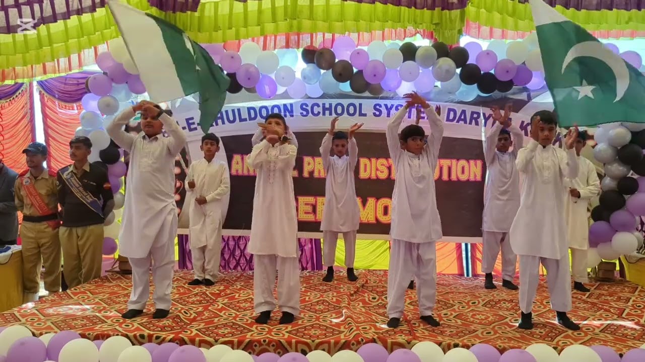 Class four students performance Annual function of IBN-E-Khuldoon school system