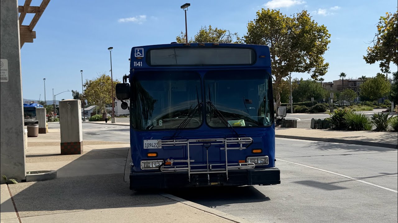 North County Transit District 2000 New Flyer D40LF #1141 Route 355 Full Loop Route