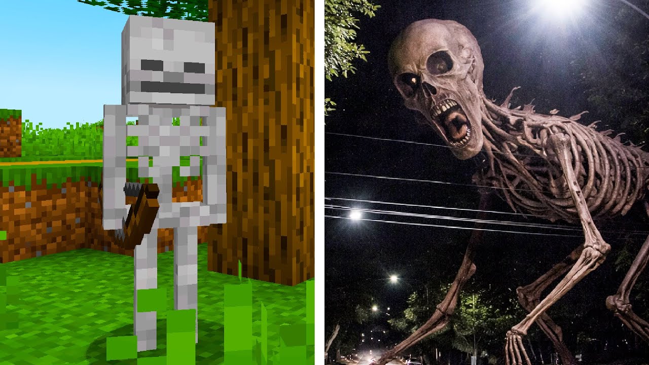 Minecraft Mobs CAPTURADOS NA VIDA REAL