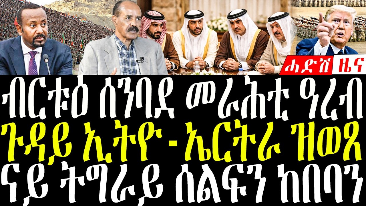 Feb 26, 2026 ብዛዕባ ጉዳይ ኢ/ያን ኤርትራን ዝወጸ ሓበሬታ/ንመራሕቲ ዓረብ ብርቱዕ ሰንባደ ፈጢሩሎም #eritreanews #tigrignanews 