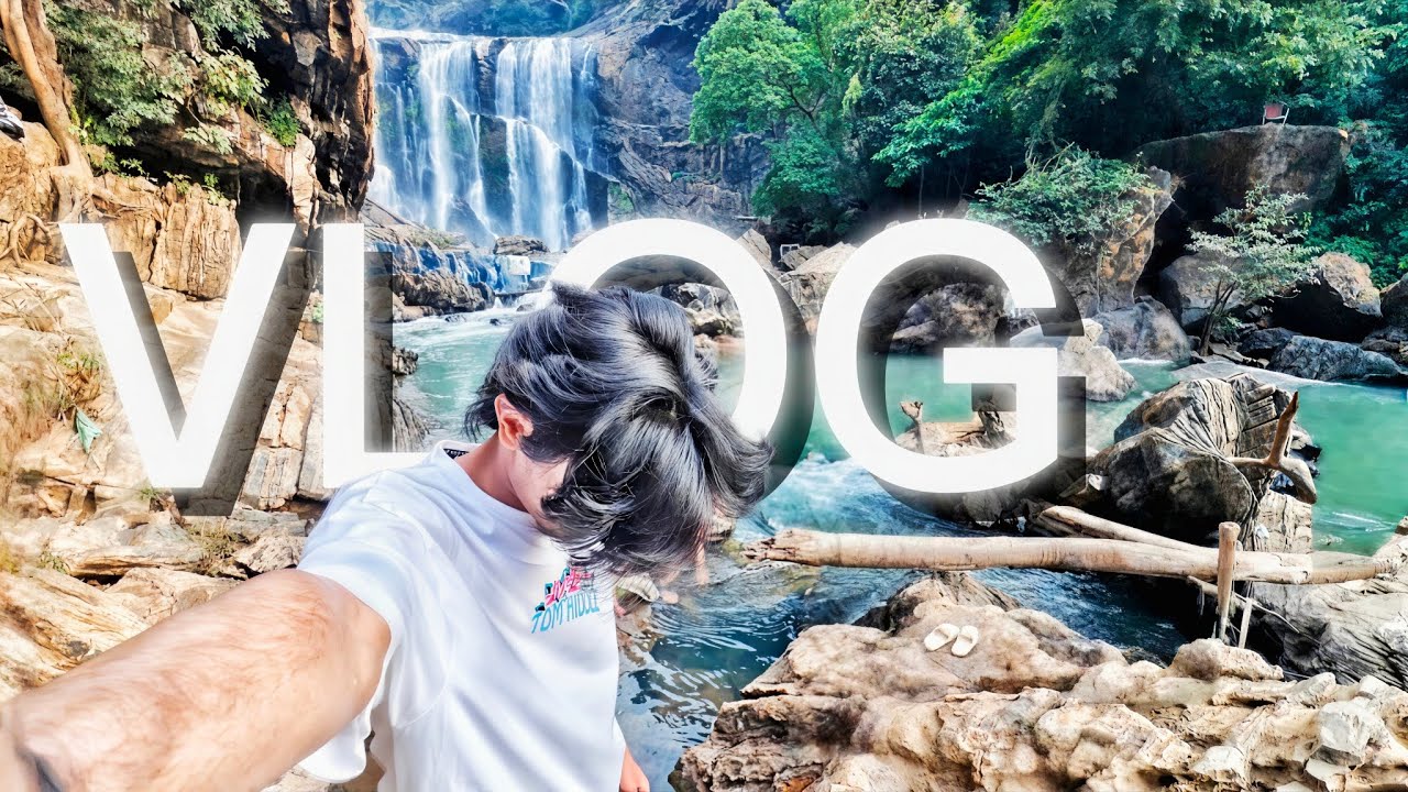VLOG : one day short trip with buddys to a water fall..!!
