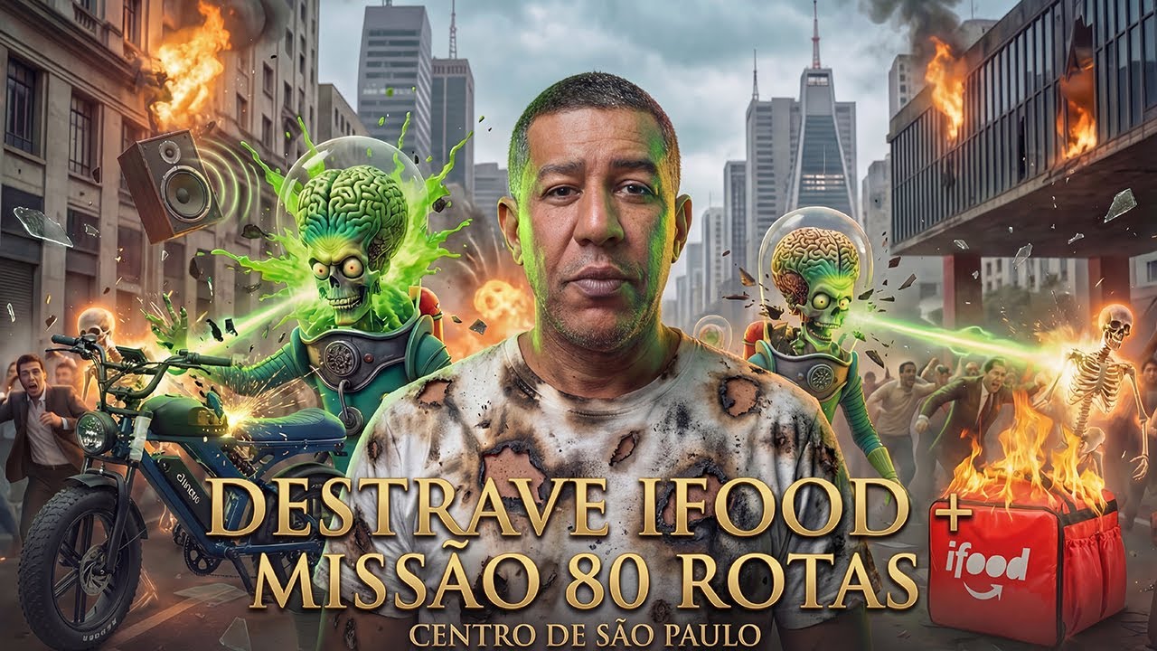 AOVIVO - NOVO DESTRAVE iFOOD  + MISSÃO 80 ROTAS, R$700  CENTRO DE SP  🚲🇧🇷