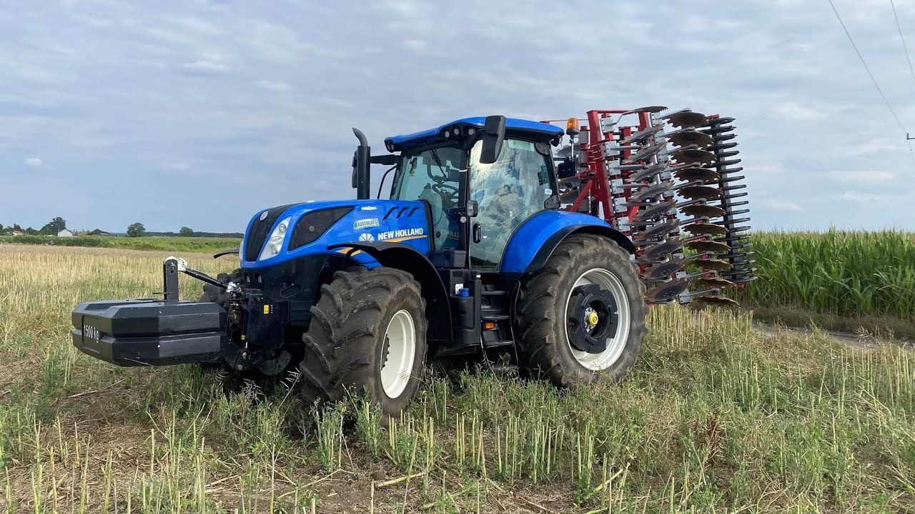 ✔Prace pożniwne z New Hollandem✔Amj agro atos XXL✔ Talerzowanie 15km/h?! ✔ Agro Gościmowice ✔