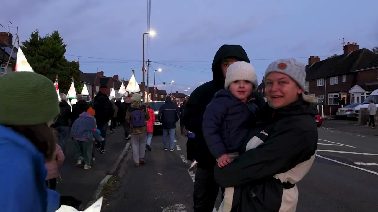 Multistory's We Are Wednesbury Community Lantern Procession 2025. Film by Tegen Kimbley