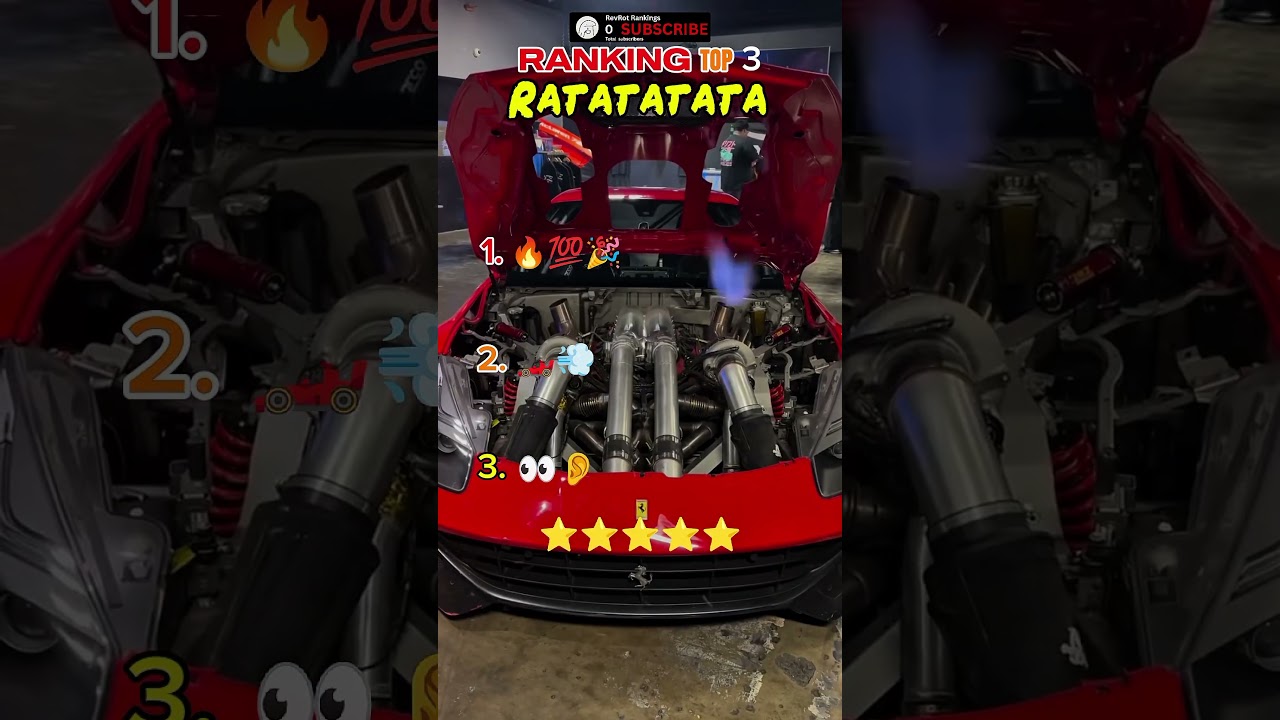 3 Modified Cars That Sound Illegal 😳 RATATATATA INSANE! #carranking #shorts #carmodifed