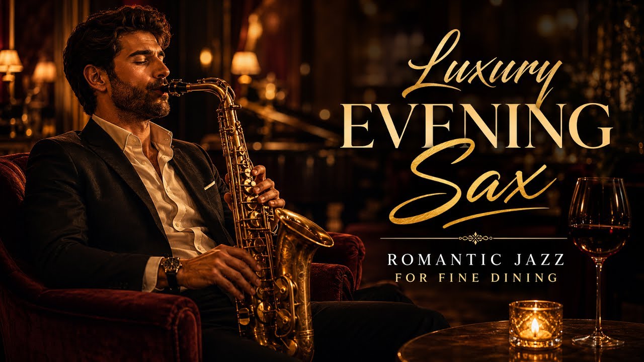 Moonlight Sax Jazz 🌙 Relaxing Night Music for Stress Relief, Quiet Evenings & Peaceful Mood