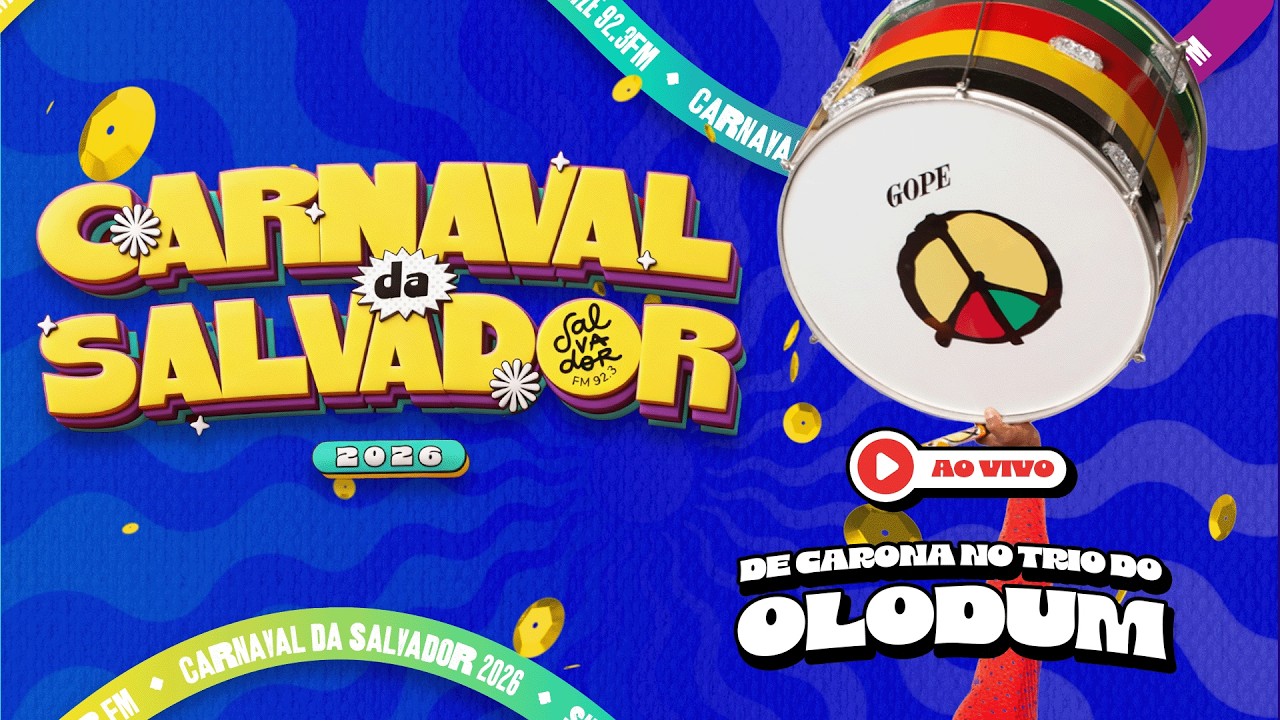 OLODUM | AO VIVO NA BARRA | Carnaval da Salvador | Sábado - 15/02/2026 | Salvador FM