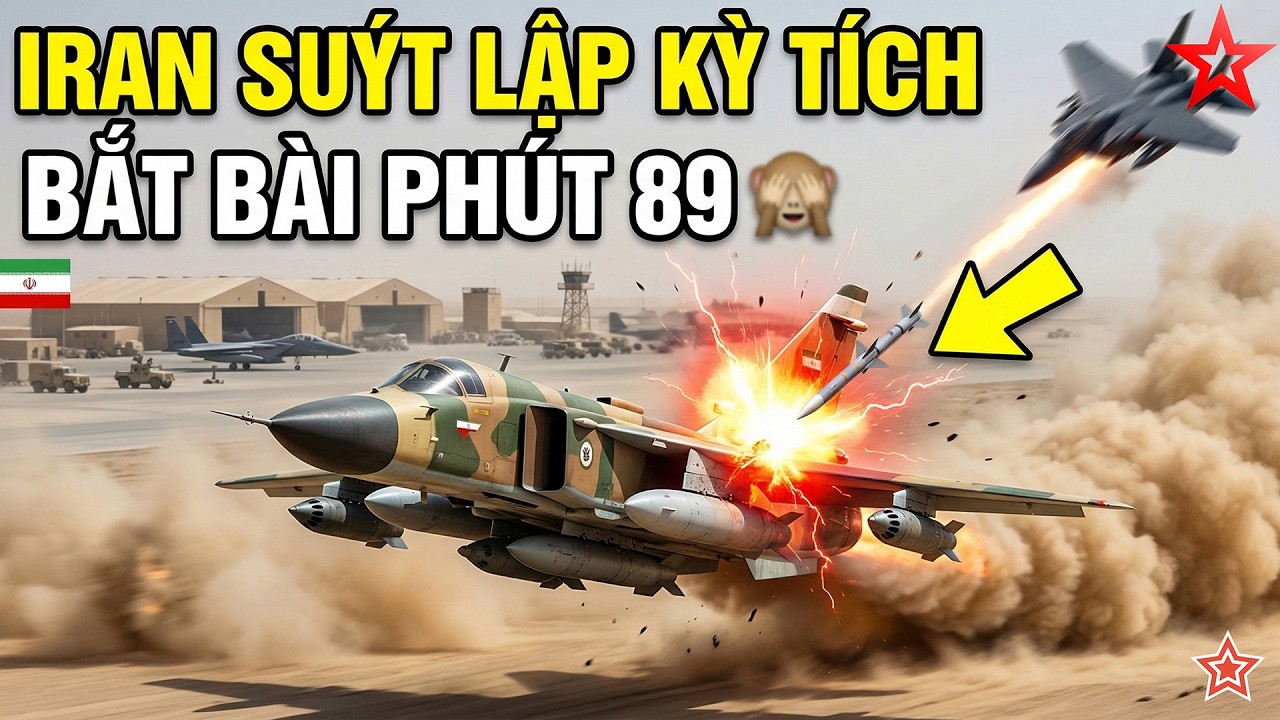 Bay siêu thấp 24 mét, đôi cánh ma thuật Su-24 Iran suýt lập kỳ tích trước Mỹ