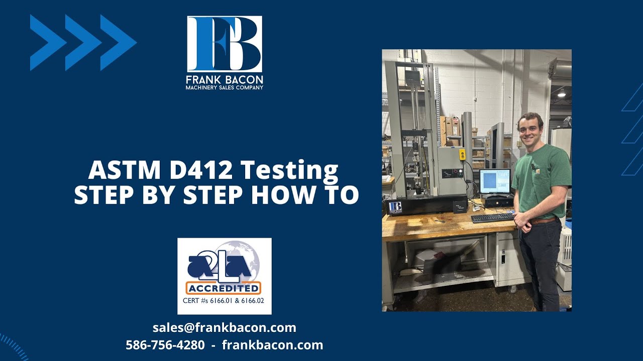 ASTM D412 Step by Step How To Rubber Test