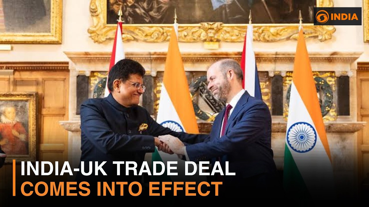 India-UK Trade Deal Comes into Effect & more news | DD India NewsHour | 2 PM IST