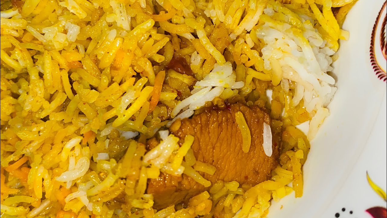 Spicy chicken baryani 