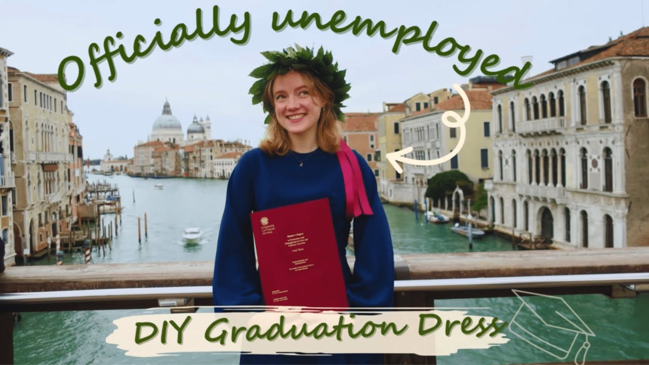 DIY // Graduation Dress / Sewing a dress for my thesis defence (sewing vlog)