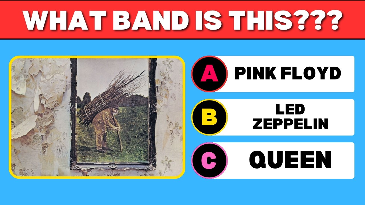 95% Will Fail! ❌ Guess the Rock Band by 3 Album Covers | Rock Music Quiz #1