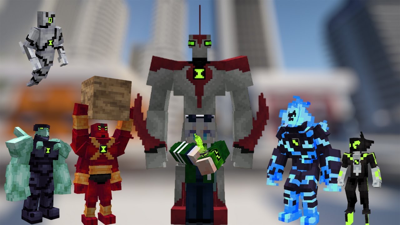 Minecraft Ben 10: Mutlaka Görmeniz Gereken En İyi 8 Uzaylı! 👽