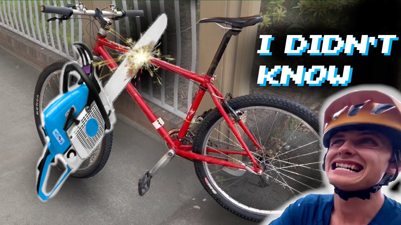 Cutting my bike in half to travel across Europe