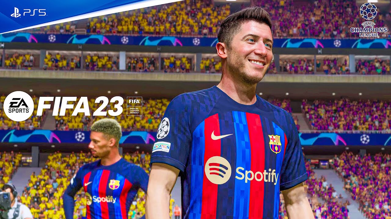 FIFA 23 - Barcelona vs Borussia Dortmund - UCL 22/23 | PS5™ Gameplay [4K60]