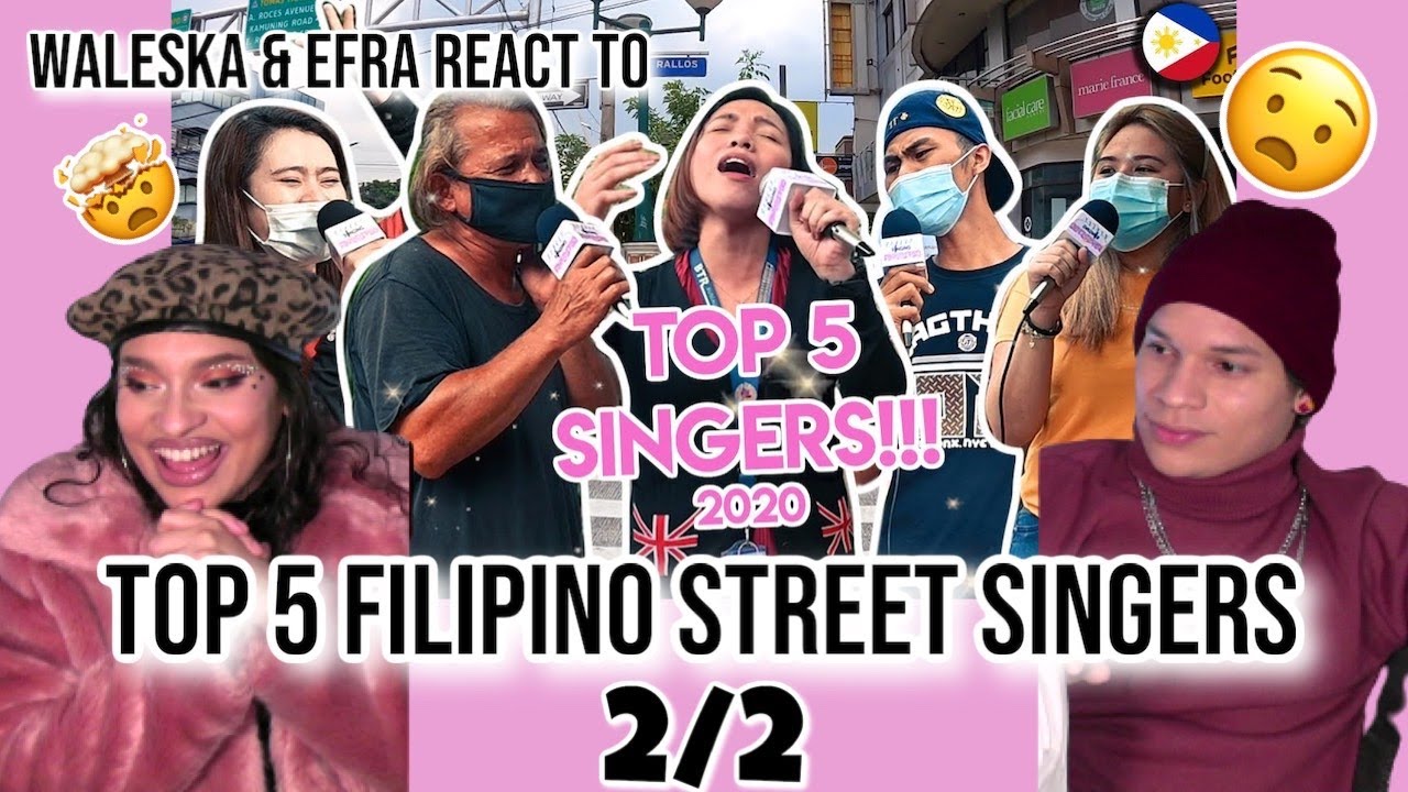 Waleska & Efra react to BEST FILIPINO STREET SINGERS of 2020!!! |2/2